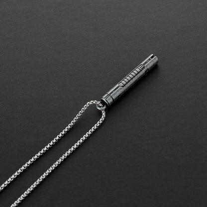 Dark Side Metal Hilt Pendant Necklace