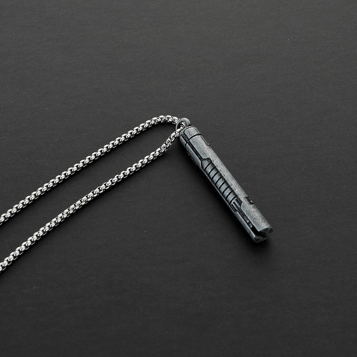 Dark Side Metal Hilt Pendant Necklace