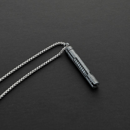 Dark Side Metal Hilt Pendant Necklace