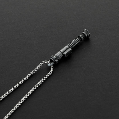 Luke Skywalker Metal Hilt Pendant Necklace