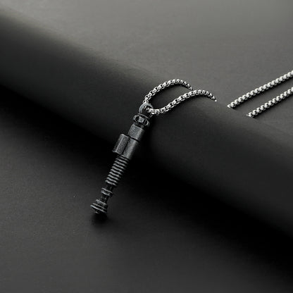 Luke Skywalker Metal Hilt Pendant Necklace