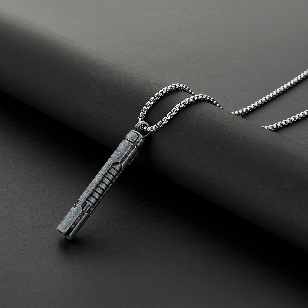 Dark Side Metal Hilt Pendant Necklace