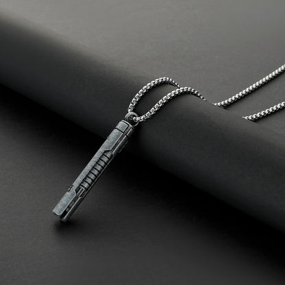 Dark Side Metal Hilt Pendant Necklace