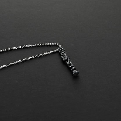 Obi-Wan Kenobi Metal Lightsaber Hilt Pendant Necklace