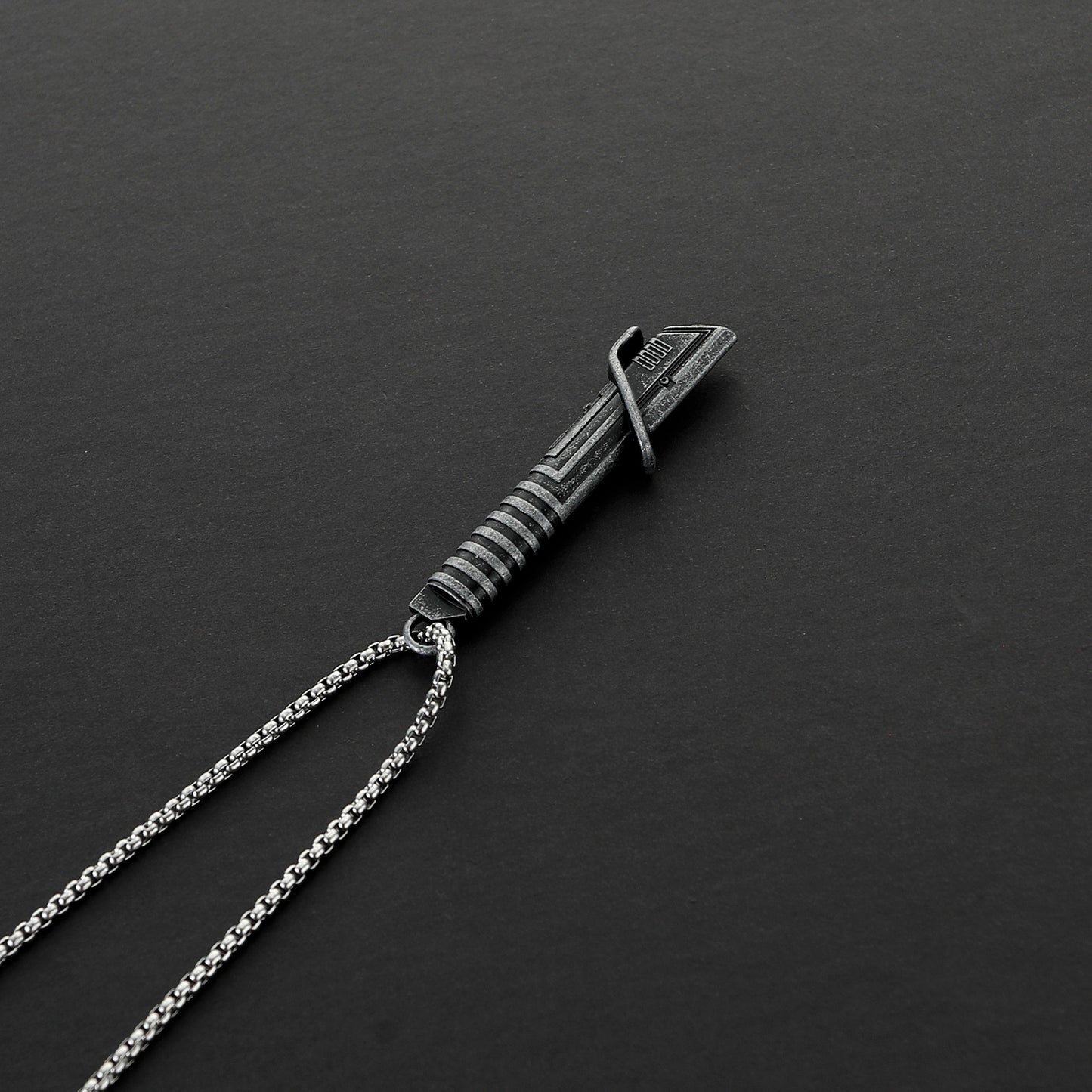 Darth Vader Lightsaber Hilt Pendant Necklace – Metal Miniature Replica