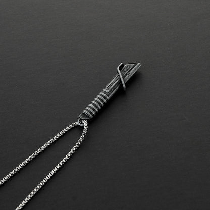 Darth Vader Lightsaber Hilt Pendant Necklace – Metal Miniature Replica