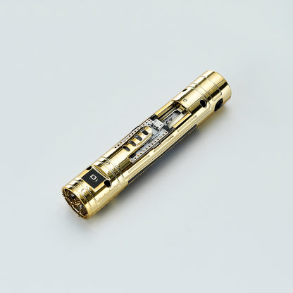 Proffieboard 2.2 Custom Lightsaber Replacement Chassis Core with Kill Switch – Gold Pogo Pin Board