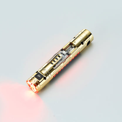 Proffieboard 2.2 Custom Lightsaber Replacement Chassis Core with Kill Switch – Gold Pogo Pin Board