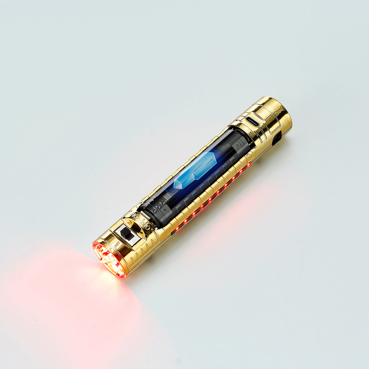 Proffieboard 2.2 Custom Lightsaber Replacement Chassis Core with Kill Switch – Gold Pogo Pin Board