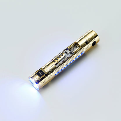 Proffieboard 2.2 Custom Lightsaber Replacement Chassis Core with Kill Switch – Gold Pogo Pin Board