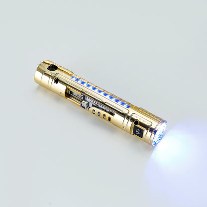 Proffieboard 2.2 Custom Lightsaber Replacement Chassis Core with Kill Switch – Gold Pogo Pin Board
