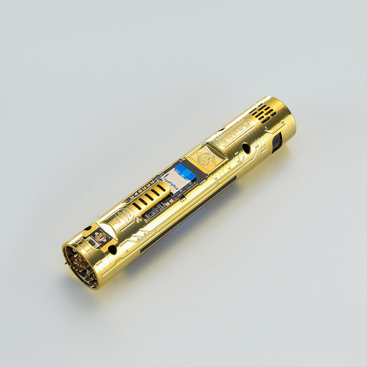 XenoPixel Custom Lightsaber Replacement Chassis Core – Gold Pogo Pin Board