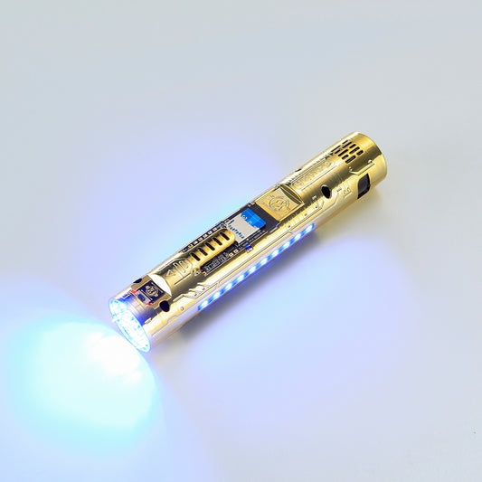 XenoPixel Custom Lightsaber Replacement Chassis Core – Gold Pogo Pin Board