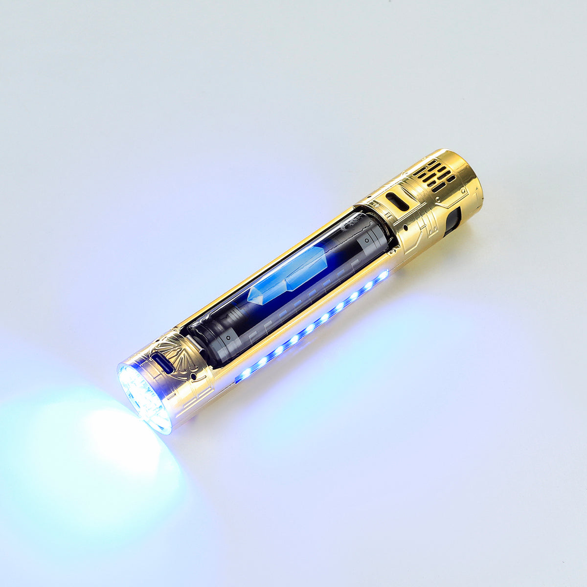 XenoPixel Custom Lightsaber Replacement Chassis Core – Gold Pogo Pin Board