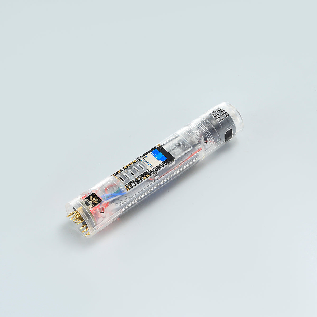 XenoPixel Custom Lightsaber Replacement Chassis Core – Clear Shell Pogo Pin Board