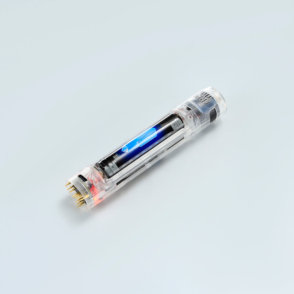 XenoPixel Custom Lightsaber Replacement Chassis Core – Clear Shell Pogo Pin Board