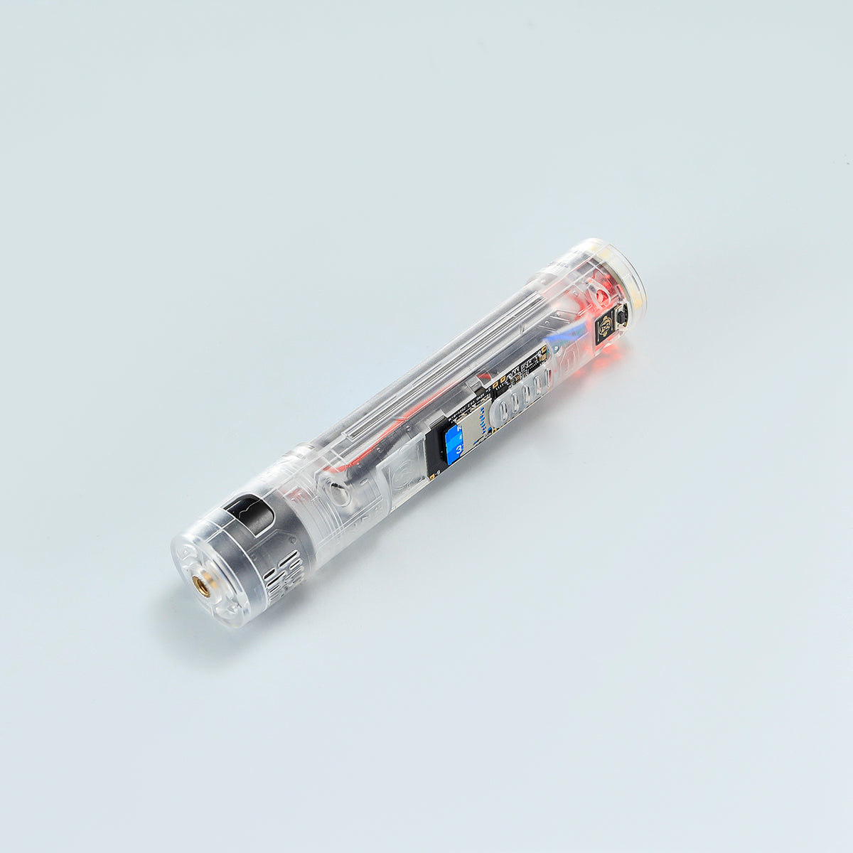 XenoPixel Custom Lightsaber Replacement Chassis Core – Clear Shell Pogo Pin Board