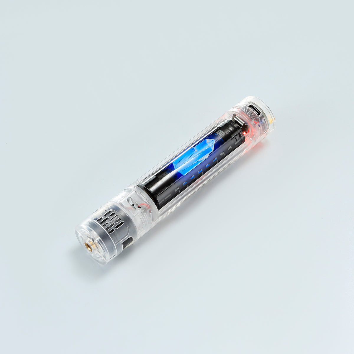 XenoPixel Custom Lightsaber Replacement Chassis Core – Clear Shell Pogo Pin Board