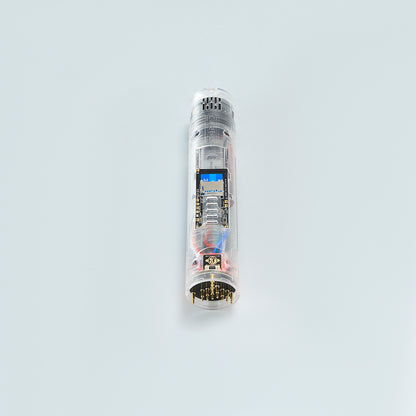 XenoPixel Custom Lightsaber Replacement Chassis Core – Clear Shell Pogo Pin Board