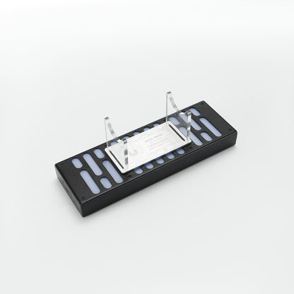 Illuminated LED Saber Stand & Character Plaque Set