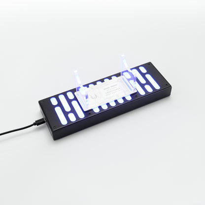 Illuminated LED Saber Stand & Character Plaque Set