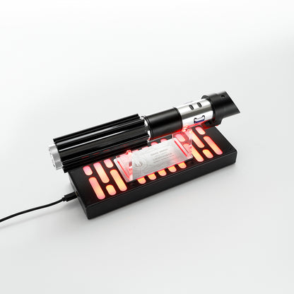 Illuminated LED Saber Stand & Character Plaque Set