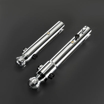 BM Lightsaber Ahsoka Variant Saber Two Electroplating Hilts White Lightsaber