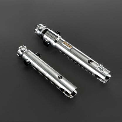 BM Lightsaber Ahsoka Variant Saber Two Electroplating Hilts White Lightsaber