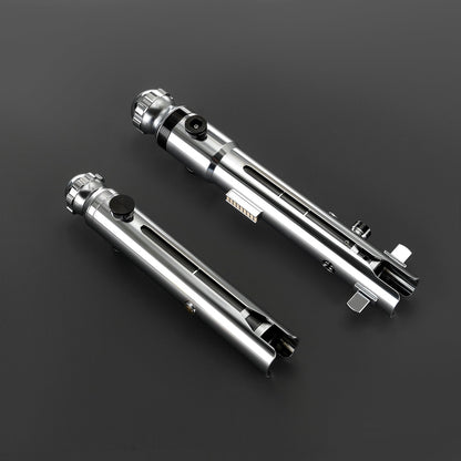 BM Lightsaber Ahsoka Variant Saber Two Electroplating Hilts White Lightsaber