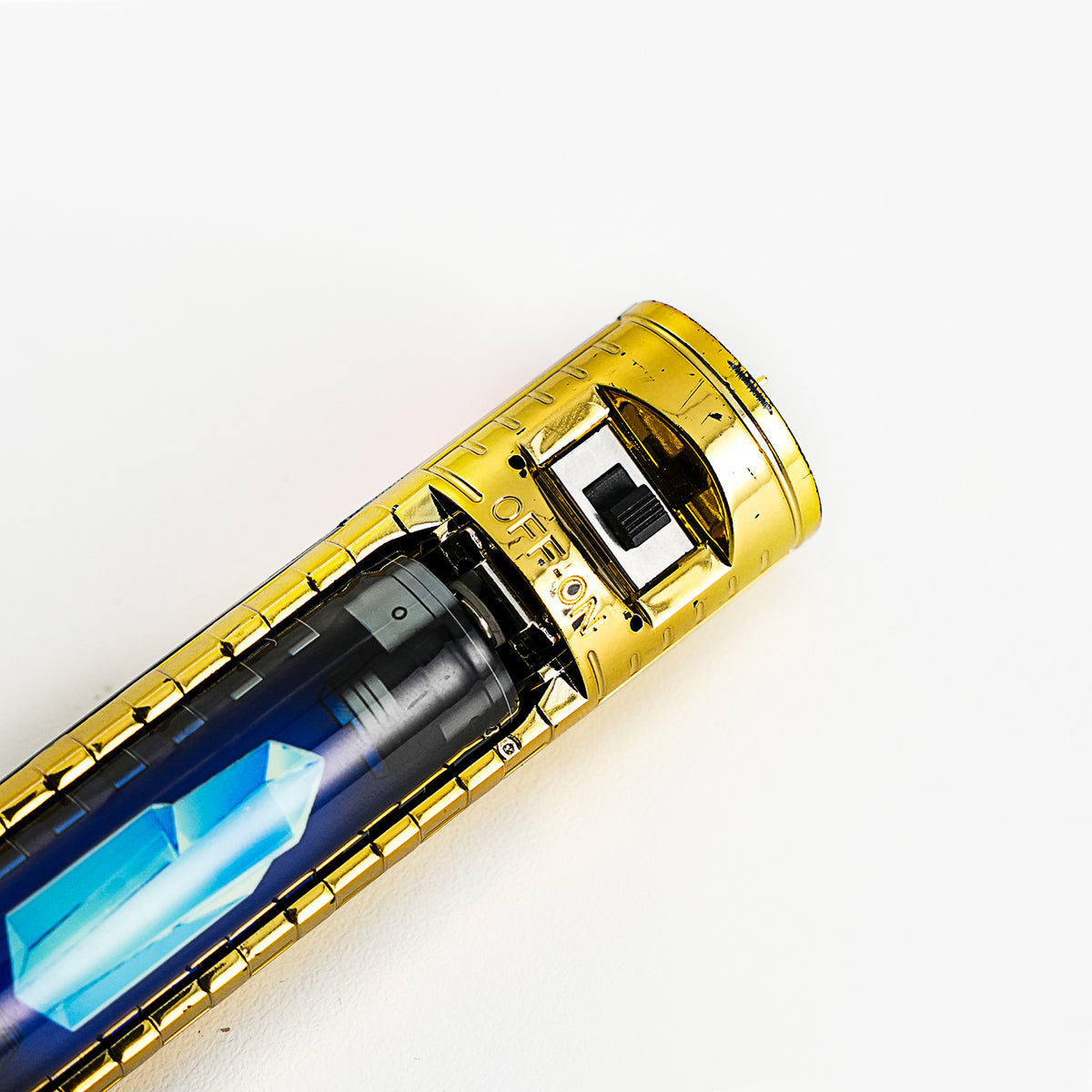 XenoPixel Custom Lightsaber Replacement Chassis Core with Kill Switch – Gold Pogo Pin Board