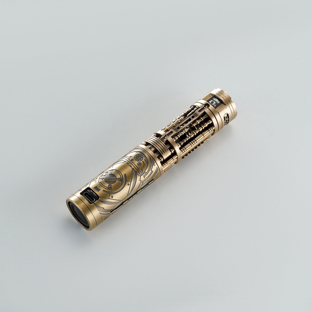 Master Tier Full Copper Spinning Crystal Chamber Lightsaber Core – Pogo Pin Board