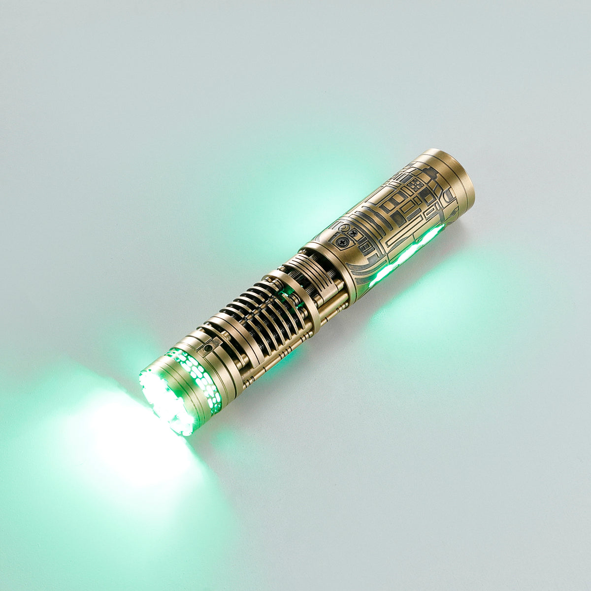 Master Tier Full Copper Spinning Crystal Chamber Lightsaber Core – Pogo Pin Board