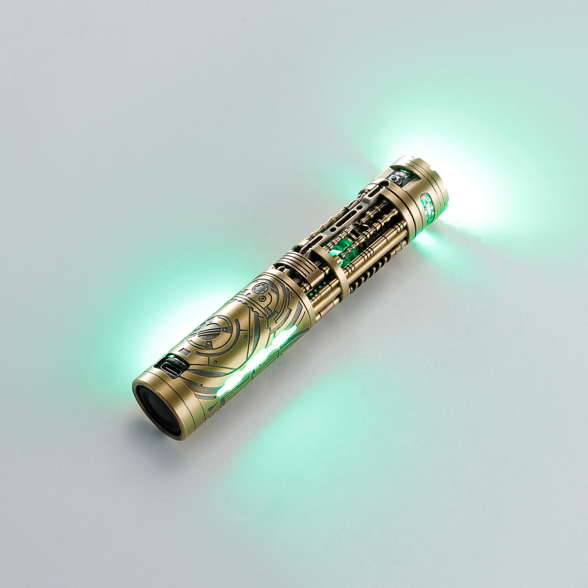 Master Tier Full Copper Spinning Crystal Chamber Lightsaber Core – Pogo Pin Board