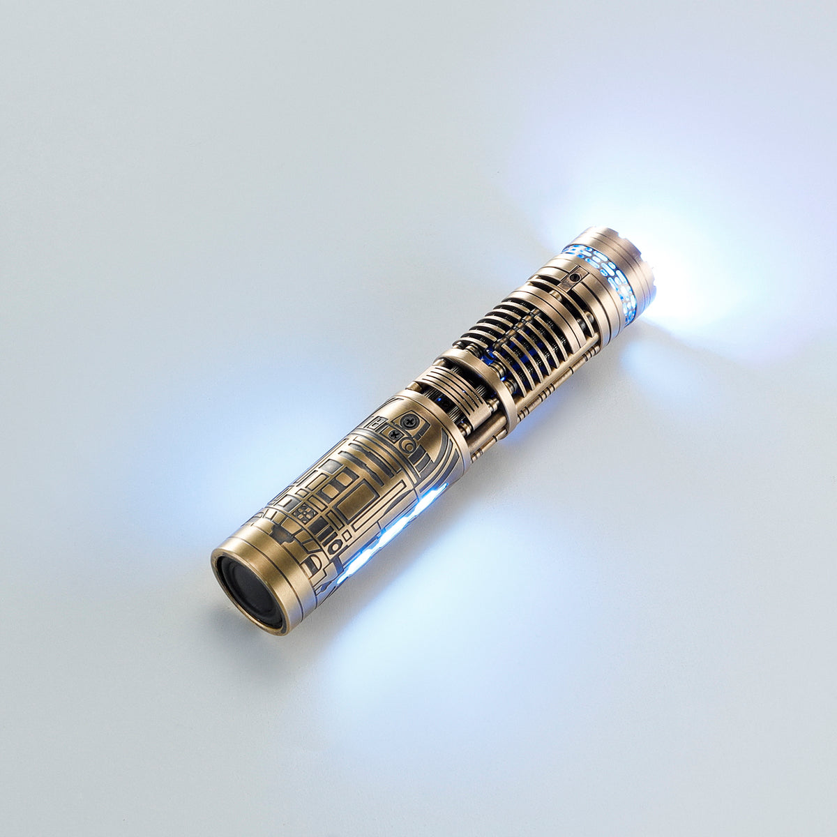 Master Tier Full Copper Spinning Crystal Chamber Lightsaber Core – Pogo Pin Board