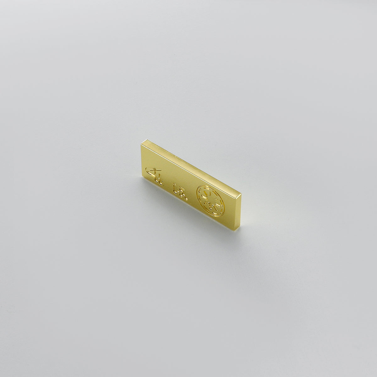 Gold Imperial Crest Lightsaber Control Box Switch Plate – Brass Hilt Accent Card