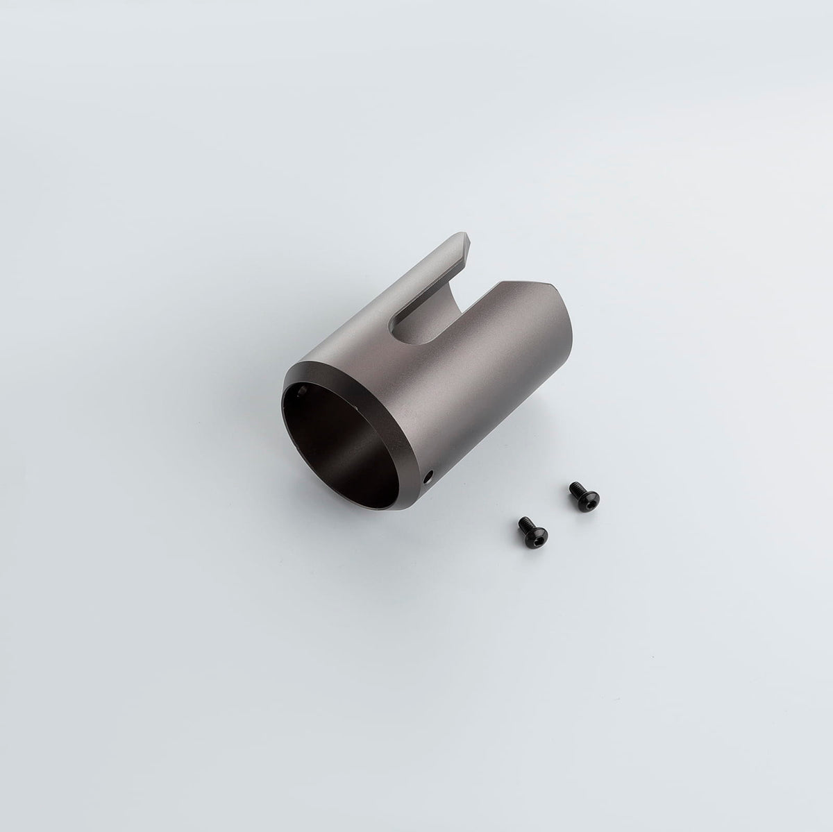 Dark Shroud Lightsaber Emitter – Gunmetal Finish