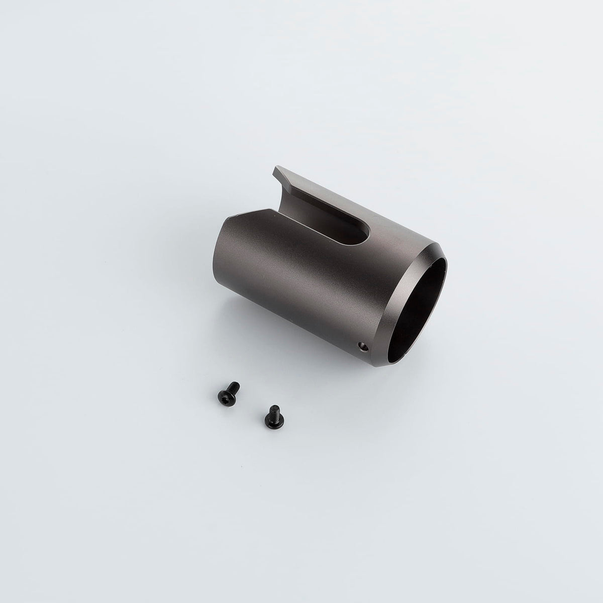 Dark Shroud Lightsaber Emitter – Gunmetal Finish