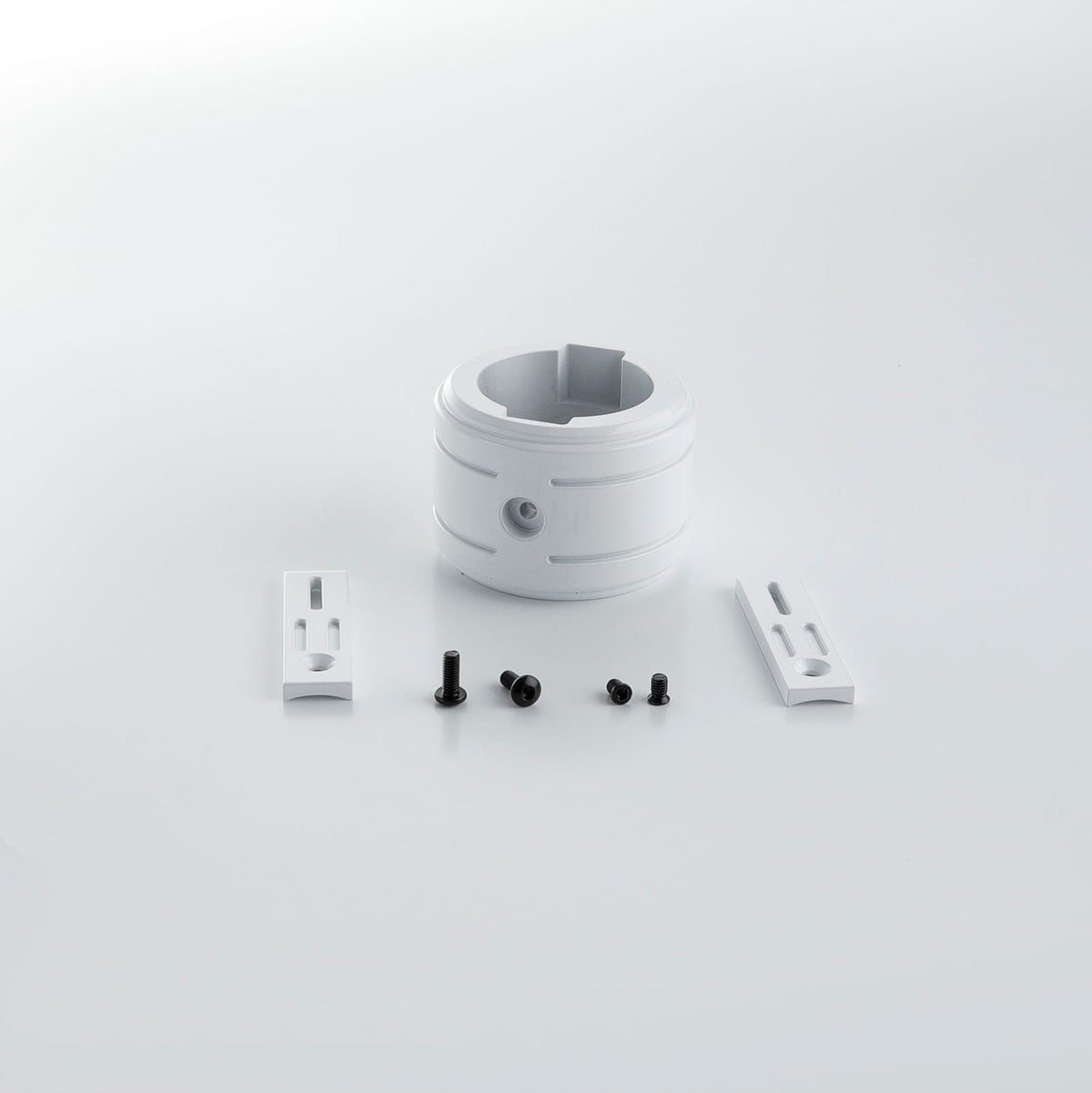 White Lightsaber Hilt Adapter Kit – Mounting Brackets & Screws