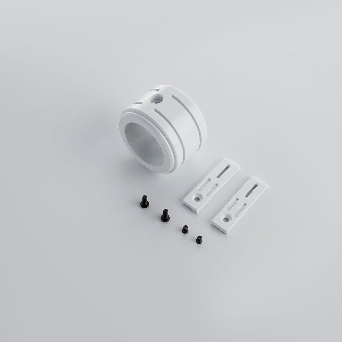 White Lightsaber Hilt Adapter Kit – Mounting Brackets & Screws