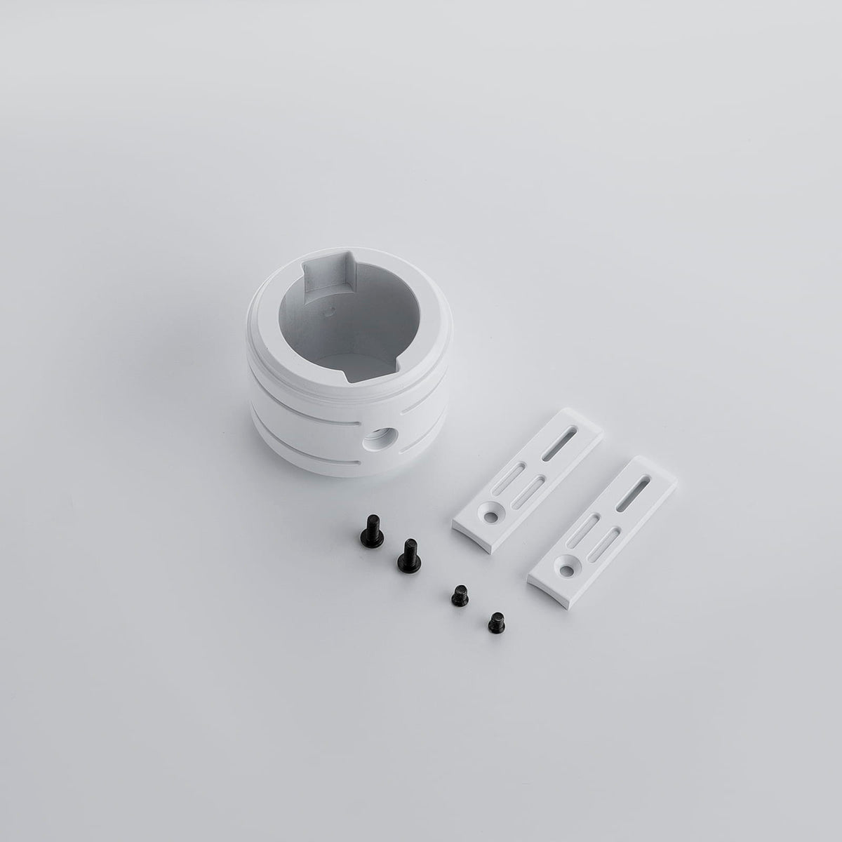 White Lightsaber Hilt Adapter Kit – Mounting Brackets & Screws