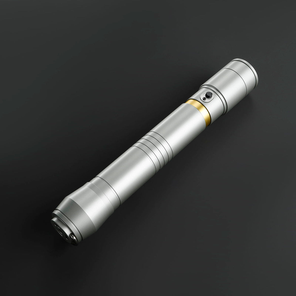 Vernestra Rwoh Inspired Lightsaber – Silver Hilt with Gold Accent