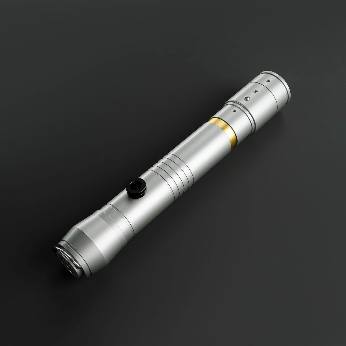 Vernestra Rwoh Inspired Lightsaber – Silver Hilt with Gold Accent