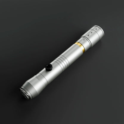 Vernestra Rwoh Inspired Lightsaber – Silver Hilt with Gold Accent