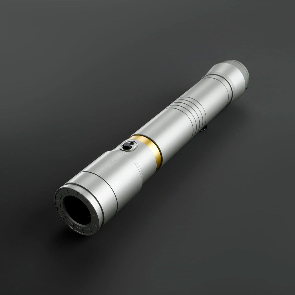 Vernestra Rwoh Inspired Lightsaber – Silver Hilt with Gold Accent