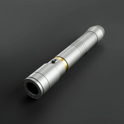 Vernestra Rwoh Inspired Lightsaber – Silver Hilt with Gold Accent