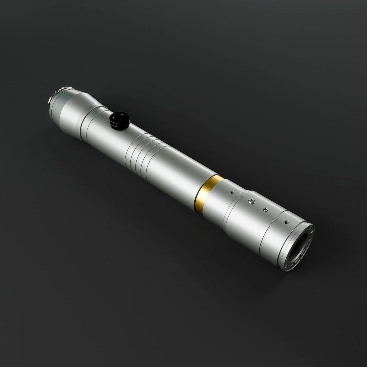 Vernestra Rwoh Inspired Lightsaber – Silver Hilt with Gold Accent
