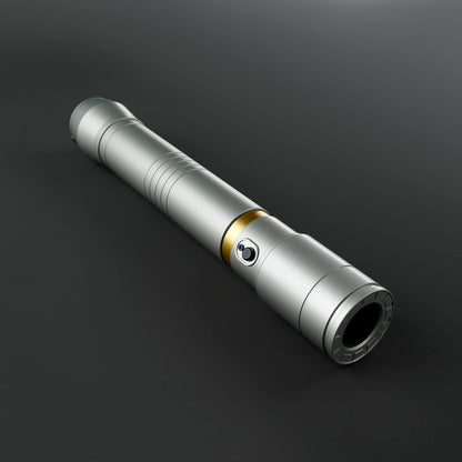Vernestra Rwoh Inspired Lightsaber – Silver Hilt with Gold Accent