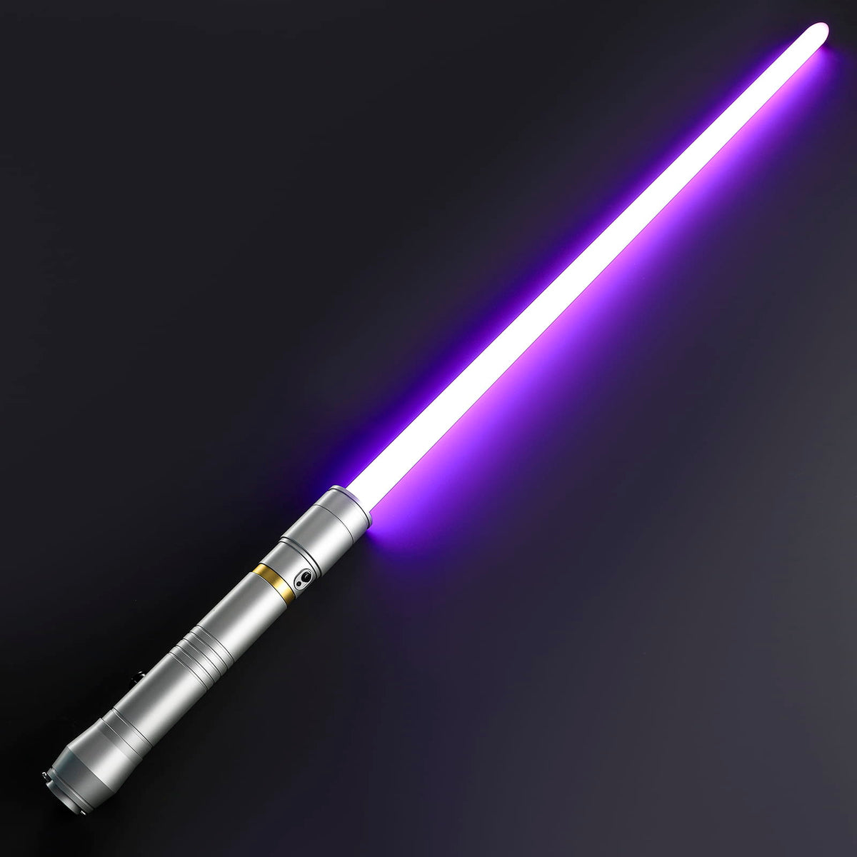 Vernestra Rwoh Inspired Lightsaber – Silver Hilt with Gold Accent
