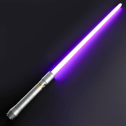 Vernestra Rwoh Inspired Lightsaber – Silver Hilt with Gold Accent