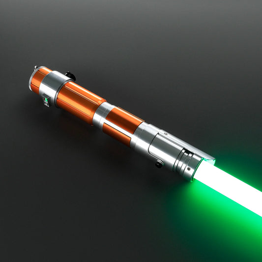 The Vanguard – Burnt Amber & Silver Xenopixel Custom Lightsaber